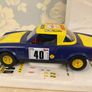 Fiat 124 Abarth rally Scale 1/24 Burago Rare Image 7