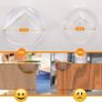 Corner Protectors for Kids (12pcs--Large), E-PROUSE Clear Table Furniture Corner Protectors Guards for Baby Child with 42pcs Advanced Custom Made Adhesive Tape Image 2