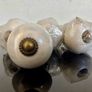 Turquoise ceramic knobs (x5) with silver details Image 7