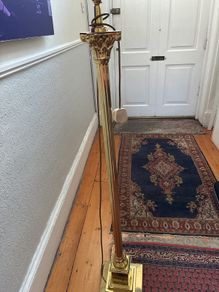 Antique standard lamp