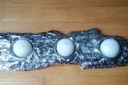 Meadows and Byrne Leaf Platter Tealight Holder