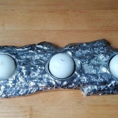 Meadows and Byrne Leaf Platter Tealight Holder