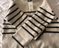 stripe wool jumper