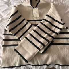 stripe wool jumper