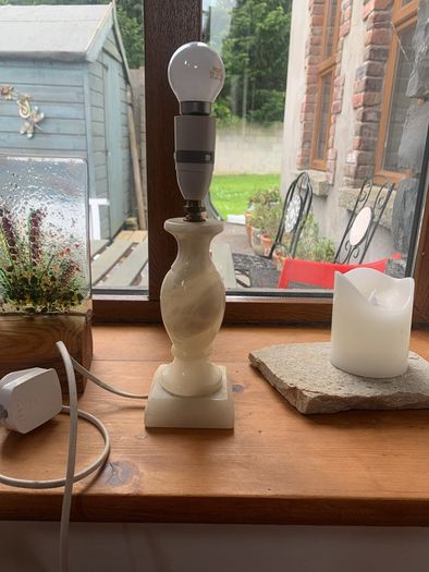 marble lamp base