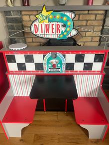 Wooden toy diner / kitchen
