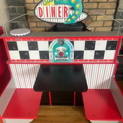 Wooden toy diner / kitchen