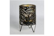 Boho LED Standing Lamp / Lanthern with a Golden Glow - ideal bedside light - also great for a garden party or a camping trip!