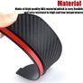1 Pair Car Side Wing Mirror Rain Protector Cover Cap Smoke Guard Universal Carbon Fiber Rear View Side Eyebrow for SUV Truck Accessories Image 4