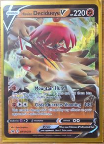 Pokemon Black Star Promo Hisuian Decidueye V #SWSH238