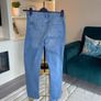 Ladies Light Indigo Relaxed Slim Jeans from Marks & Spencer. Size UK 8 / EU 36 Image 10
