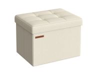 main image for ad Folding Stool with Storage 31 x 41 cm cream white