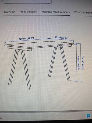 Desk + Chair (ikea)