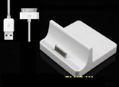 Desktop Dock Docking Station Charger for ipad ipad 2 /3 with 1M USB Cable For Apple iPad 2, PLUS 1 x touch pen