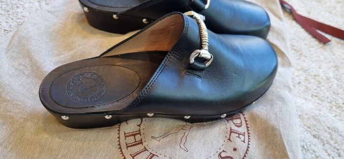 Penelope Chilvers low horsebit clogs new