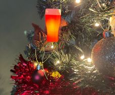 Pint Glass Christmas Light Covers