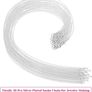 30 Pack Necklace Chain Silver Plated Necklace Chains Bulk Cable Chain Charms for Jewelry Making, 1.2 mm 18 Inches (FREE POSTAGE) Image 2