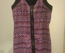 Brand New Purple Zip Up Dress size 10/12