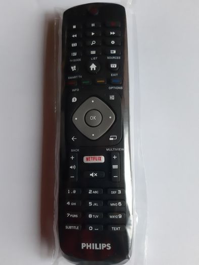 Philips Television Remote Control Replacement Accessories for PHILIPS TV with NETFLIX HOF16H303GPD24 398GR08B