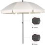 _200 cm Parasol, Market Parasol, Garden Shade, Patio Shade, Round Sun Protection, UV25+ Image 4