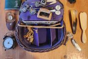 25 X Small Collectable Items In Small Wicker Basket.