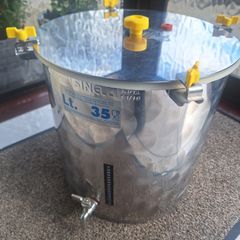 35 litre stainless steel fermenter