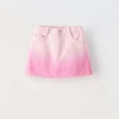 Zara girls pink ombre skirt Age 4 BNWT