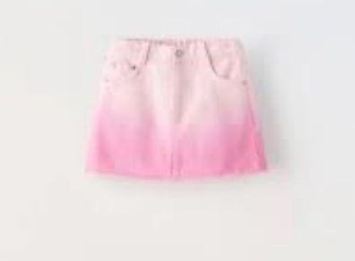 Zara girls pink ombre skirt Age 4 BNWT
