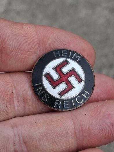Trio of 1930's Party Pin Badges