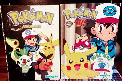Pokemon Annuals X2. 2012. 2014.