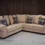 Verona Beige 3+2 or 3+1+1 Scatter Back Cushions Sofa Set Image 7