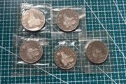 1992 Russia Commemorative Coins Lot of 5 Mixed Set 3 and 1 Ruble Roubles Rare