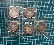 1992 Russia Commemorative Coins Lot of 5 Mixed Set 3 and 1 Ruble Roubles Rare