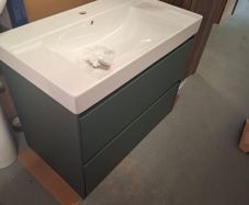 Roca ona 800 wall hung unit and basin