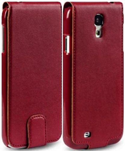 New Samsung I9500 Galaxy S4 Premium Pu Leather Flip Case Cover Pouch Black / Hot Pink / Red / Purple / White