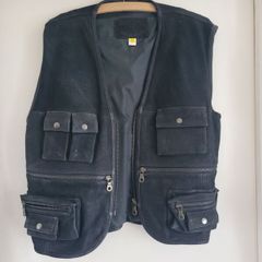 leather waistcoat mens