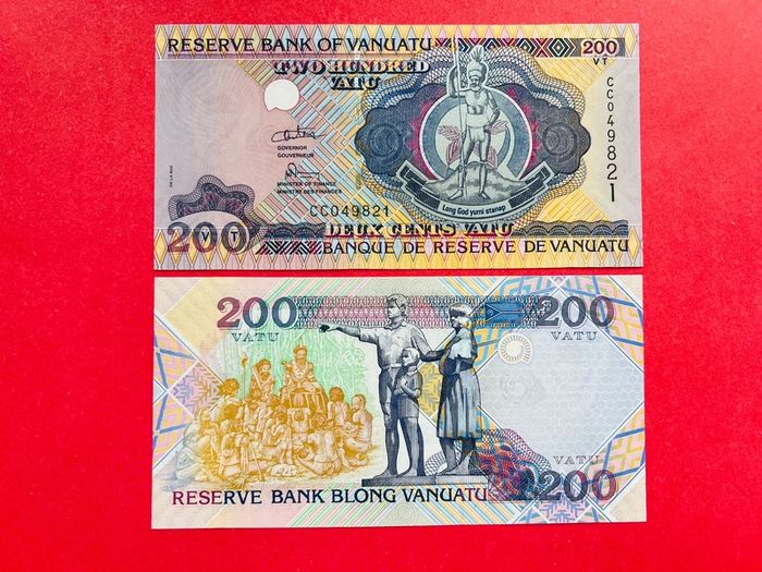 Vanuatu  200 Vatu. 1995  Pick  8b  ( Uncirculated )