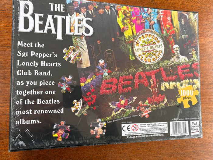 The Beatles Sgt. Pepper 1000 Piece Jigsaw Puzzle (New, Sealed)