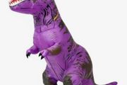 inflatable purple Dino costume
