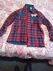 Disney marvel captain America flannel shacket