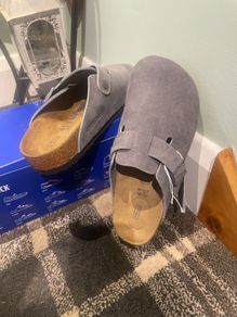 Birkenstock Boston grey d sad size 7.5