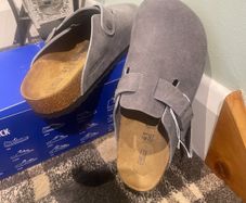Birkenstock Boston grey d sad size 7.5