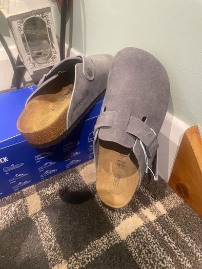 Birkenstock Boston grey d sad size 7.5