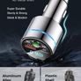 Bluetooth Car Adapter 5.3, Mohard All-Metal PD 30W & QC3.0 18W Fast Car Charger, Wireless FM Radio CarCigarette Lighter FM Transmitter for Car, Noise Cancelling Hands-Free Call Hi-Fi Music, Ring Light Image 3