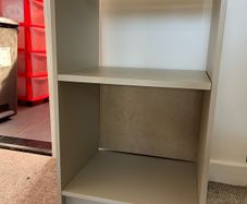 Woden shelves unit