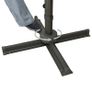 Cantilever Umbrella with Pole and LED Lights Black 300 cm Image 9