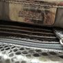 Michael Kors metallic snakeskin effect clutch bag Image 7