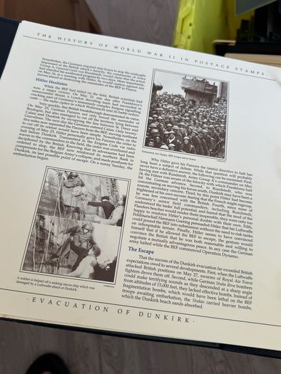 The History of World War II in post stamps