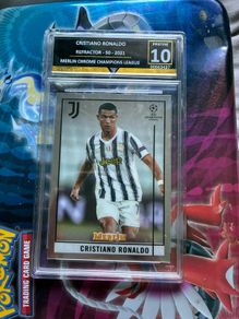 Cristiano Ronaldo  2020/21 Topps Merlin Chrome Refractor (Pristine 10)