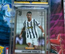 Cristiano Ronaldo  2020/21 Topps Merlin Chrome Refractor (Pristine 10)